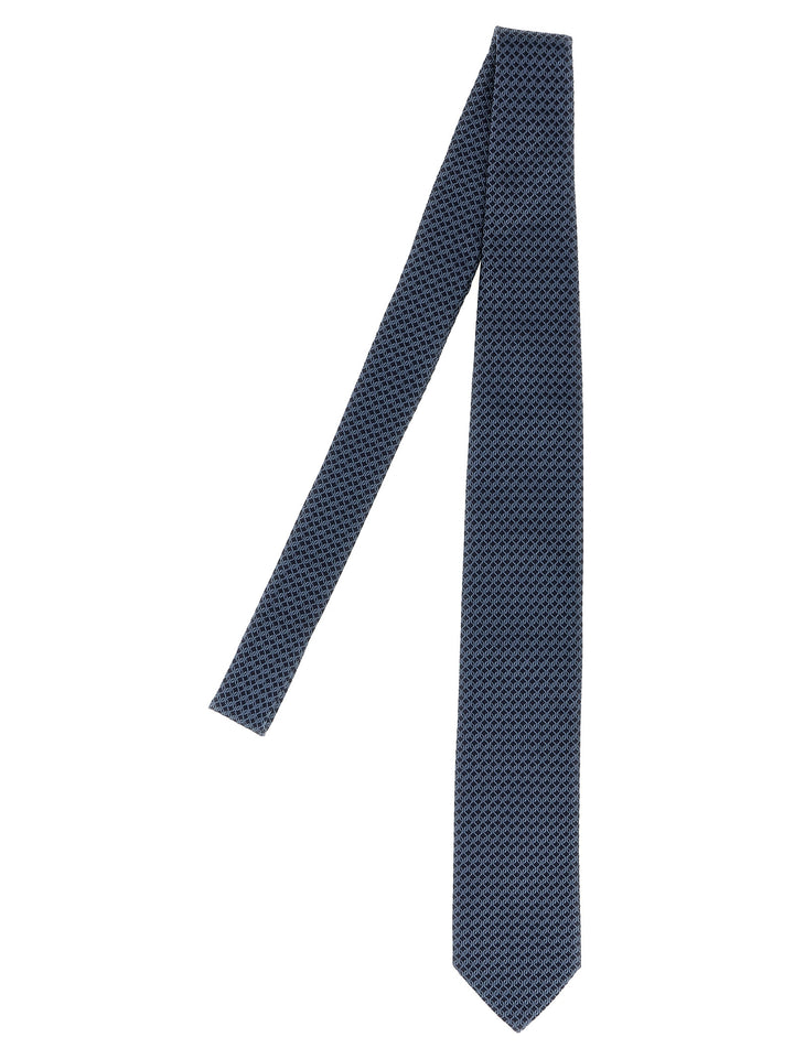 Pal Zileri Patterned Silk Tie Cravatte - Blu | fe19ec1adecf68230950c9ec7bf8c4d71c4a1439