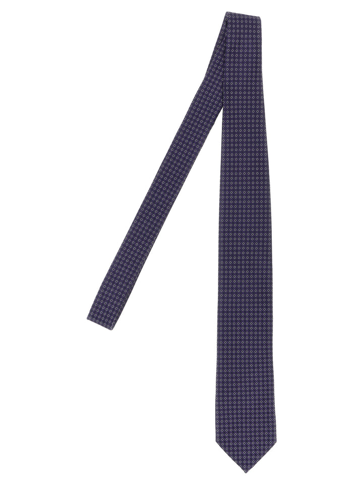 Pal Zileri Patterned Silk Tie Cravatte - Viola | a1de3c9d7c170fccdad2e123eba98900e7083739