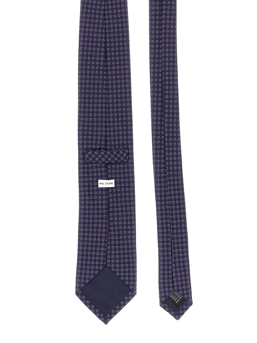 Pal Zileri Patterned Silk Tie Cravatte - Viola | 9526b2ee089f719b4243279b1834015804e9060a