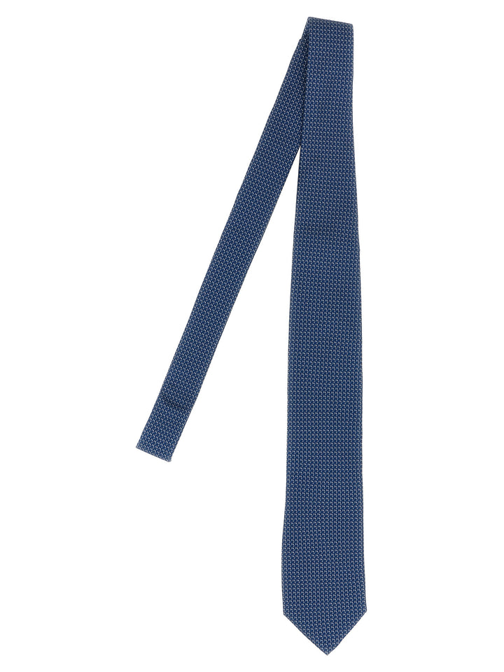 Pal Zileri Patterned Silk Tie Cravatte - Blu | f1c1fbcd37db9183cc87a99b4d0d44897ac4dafb