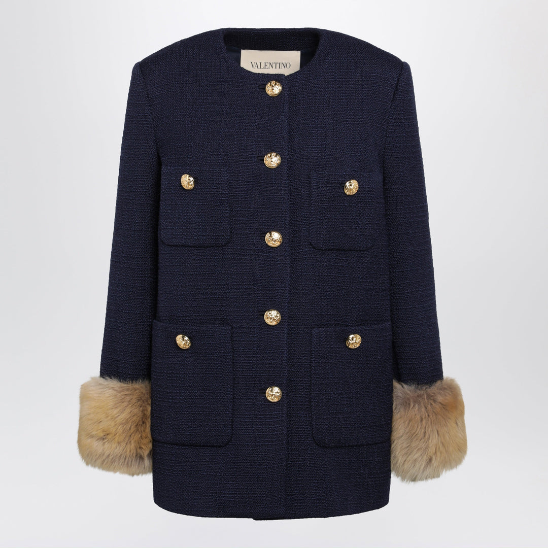 Valentino Coats & Jackets - Blu | bff2c20dba8ed361d98f654e3e8c29e80a9ceba0