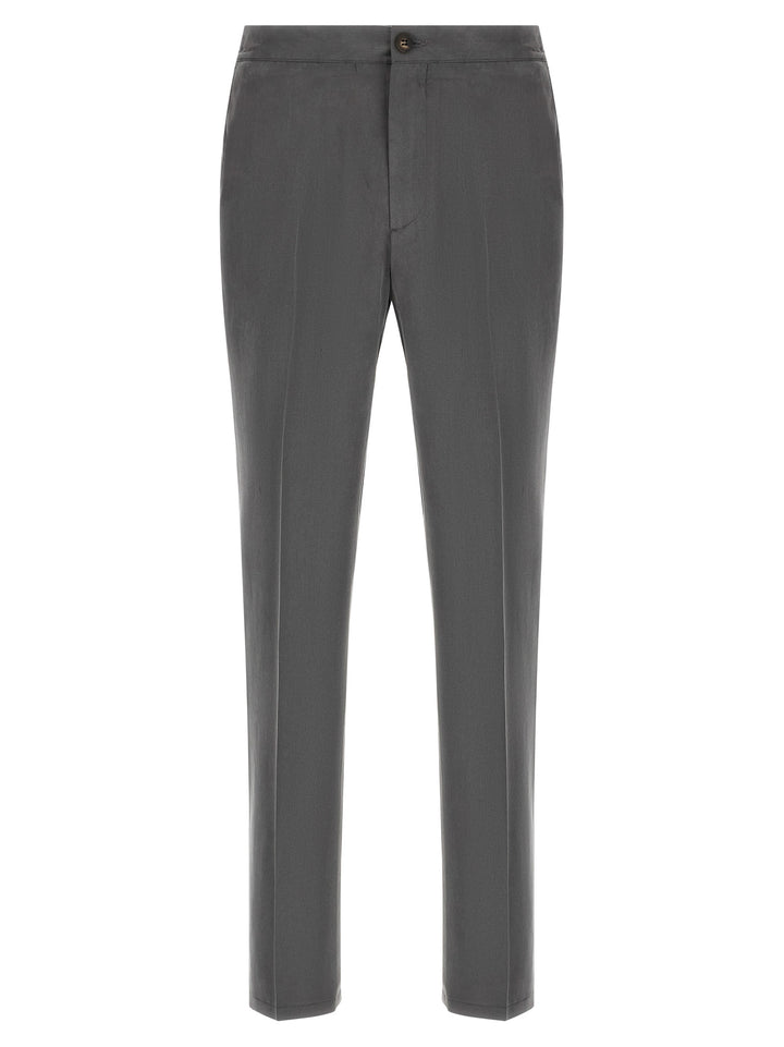 Pal Zileri Effortless Pantaloni - Grigio | 46a36c0a3f0b09a42f15051796c29a002d7d2139