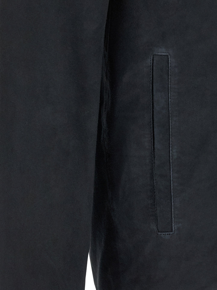 Pal Zileri Suede Overshirt Puffer Jackets - Blu | 9b94709e4de55c3bcfbfb19882581b6ef7a99a7f