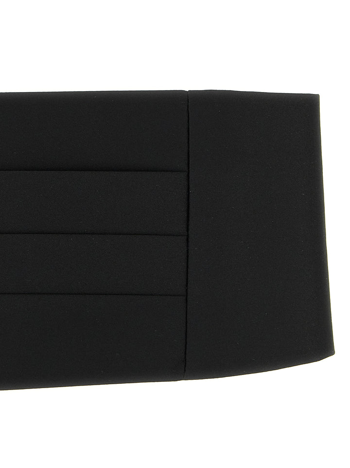 Pal Zileri Satin Tuxedo Headband Cravatte - Nero | 17641624de48a39b621a17de3c398eacde36947f