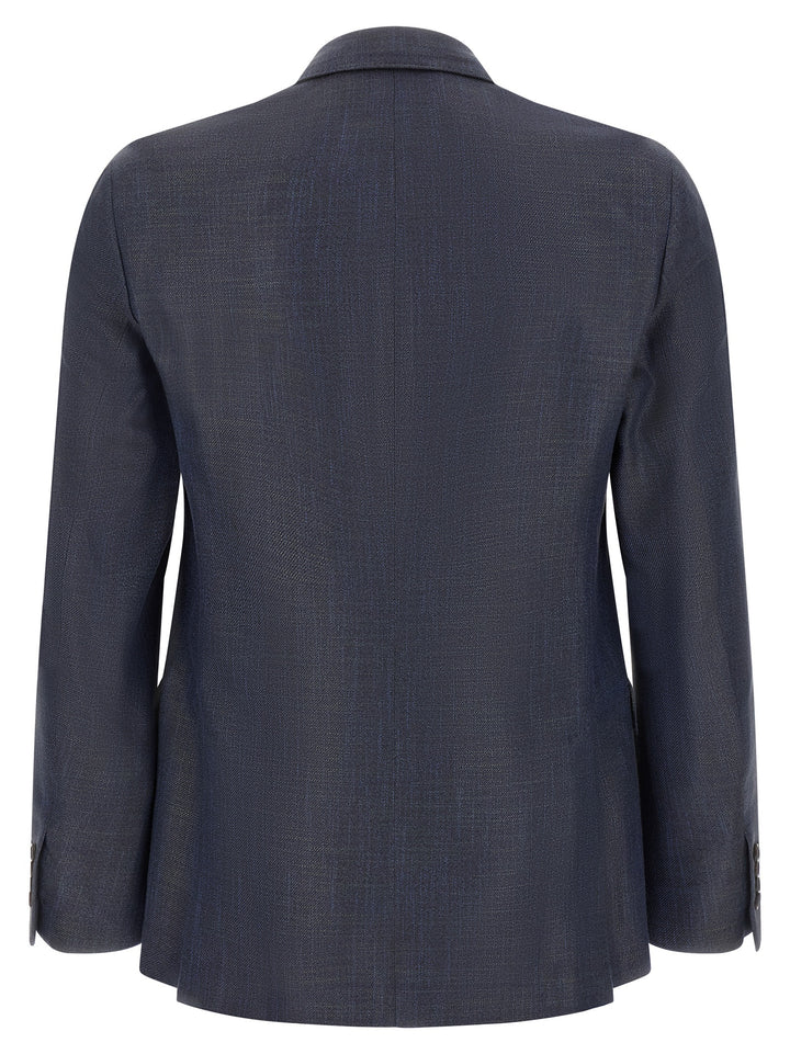 Pal Zileri Single-Breasted Blazer - Blu | 9afff0f50e55765105d8208e09806a5b75991808