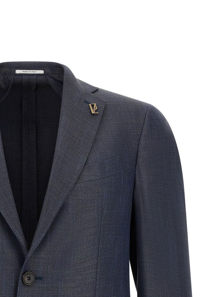Pal Zileri Single-Breasted Blazer - Blu | 1b3b8c96e141e4edb0e60ec8cca431c7034cb1d6
