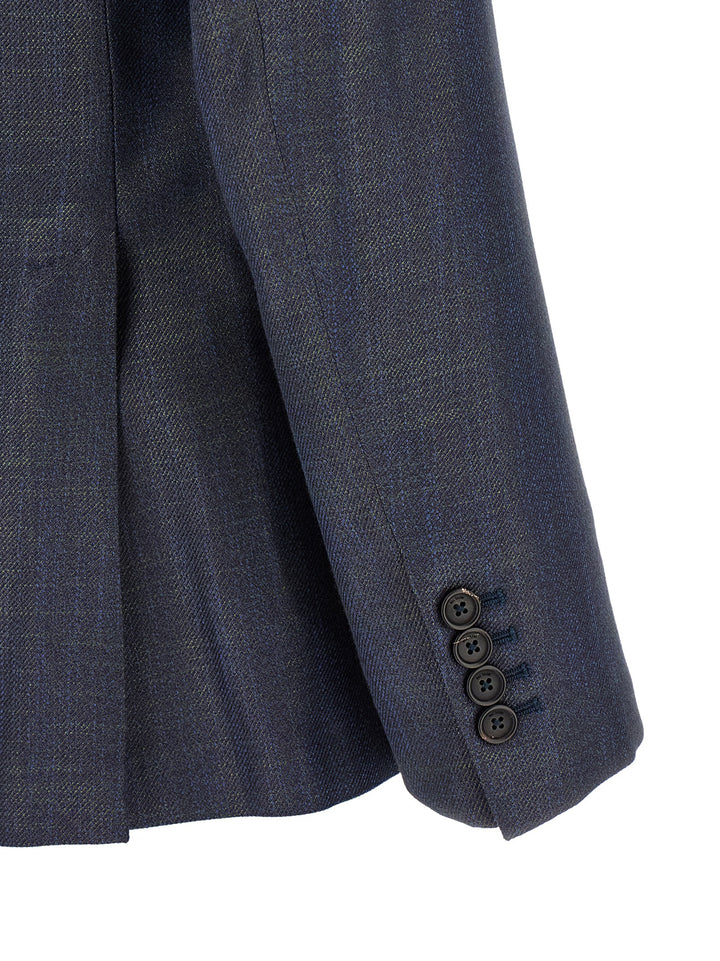 Pal Zileri Single-Breasted Blazer - Blu | 454f2dd0f3bd39eccb09e637e4347d5917c0101e