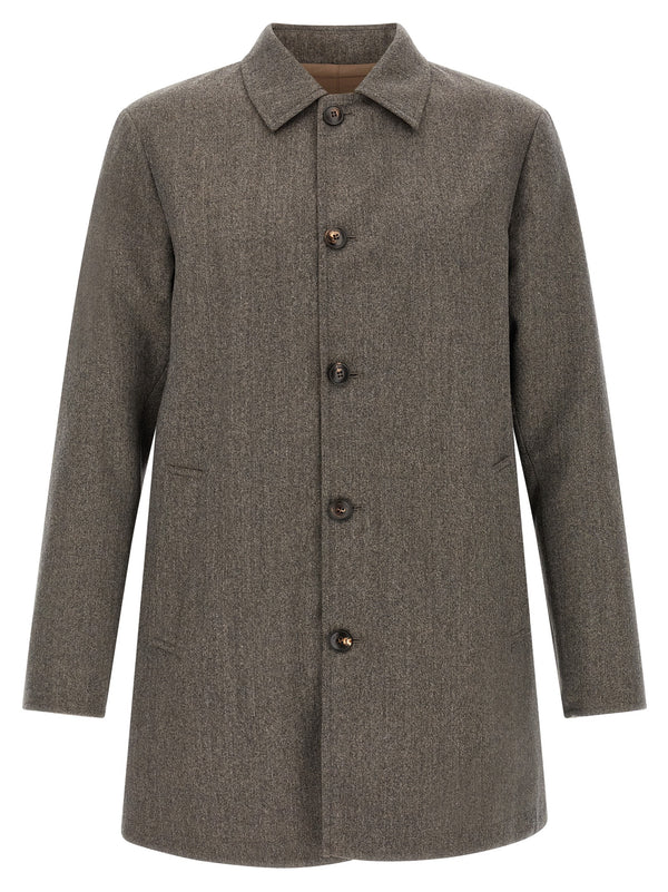 Reversible Waterproof Trench E Impermeabili Marrone