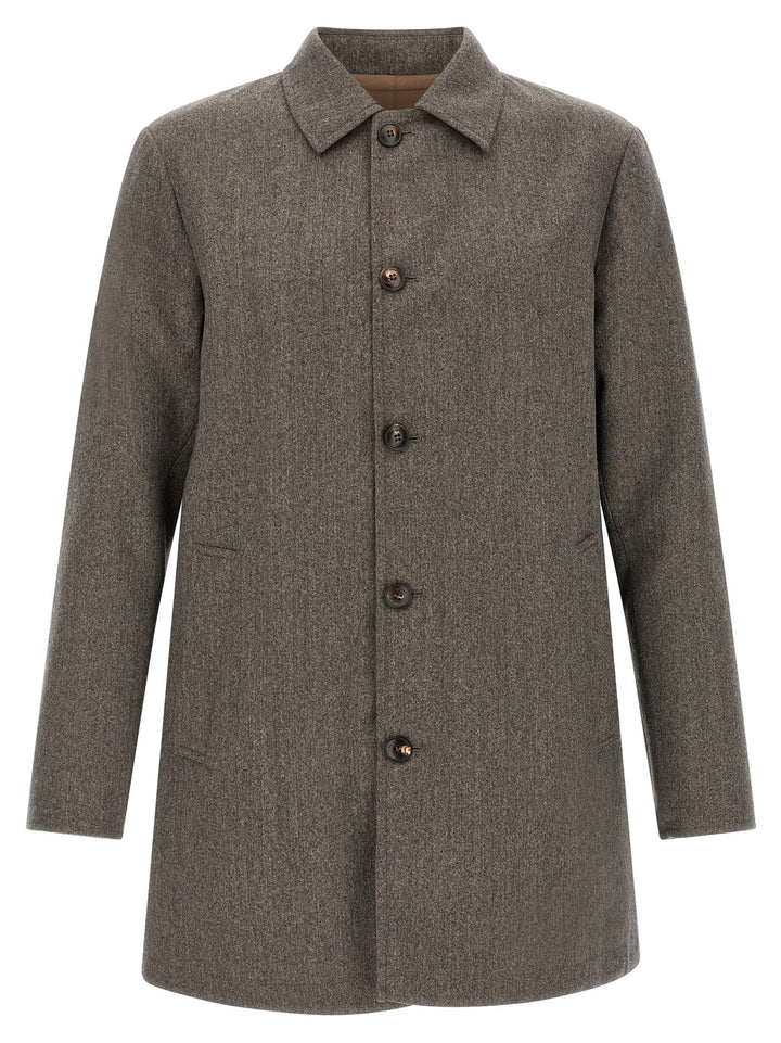 Pal Zileri Reversible Waterproof Trench e Impermeabili - Marrone | 1583309411a8b5762bc9ce8836c241af5ced3477