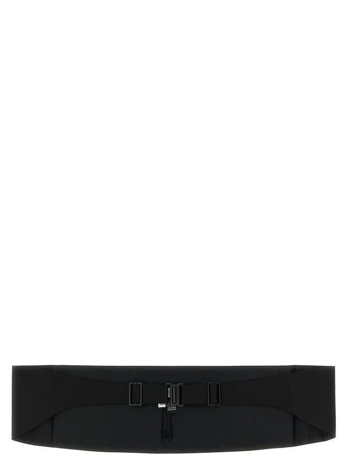 Pal Zileri Satin Tuxedo Headband Cinture - Nero | bf6cfd993b5efb75b450bce1378006062c70a306