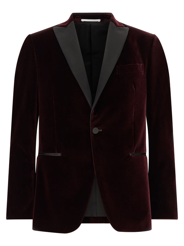 Velvet Blazer Bordeaux