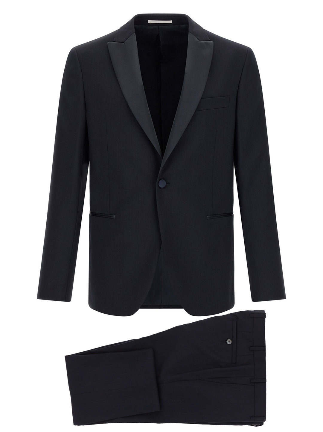 Pal Zileri Wool And Satin Dress Suits - Nero | f89c52fe9d20f078a26fa615885bea34657b819d