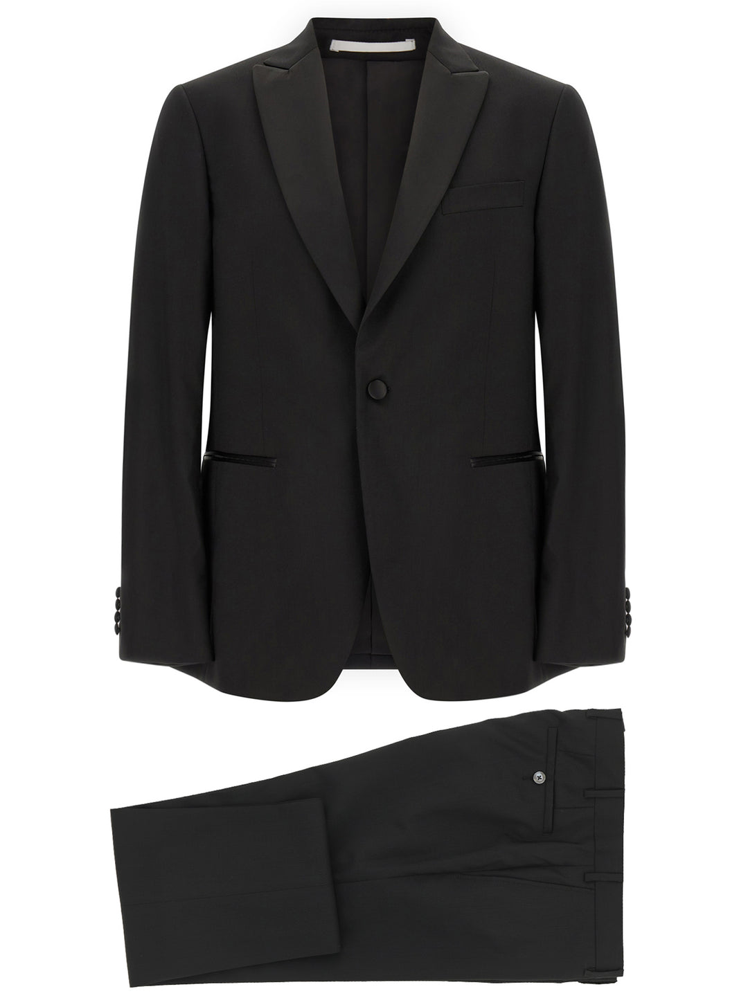 Pal Zileri Wool And Satin Dress Suits - Nero | de7f4d765a81fda20d9c8fec6668e9d8206aadbf