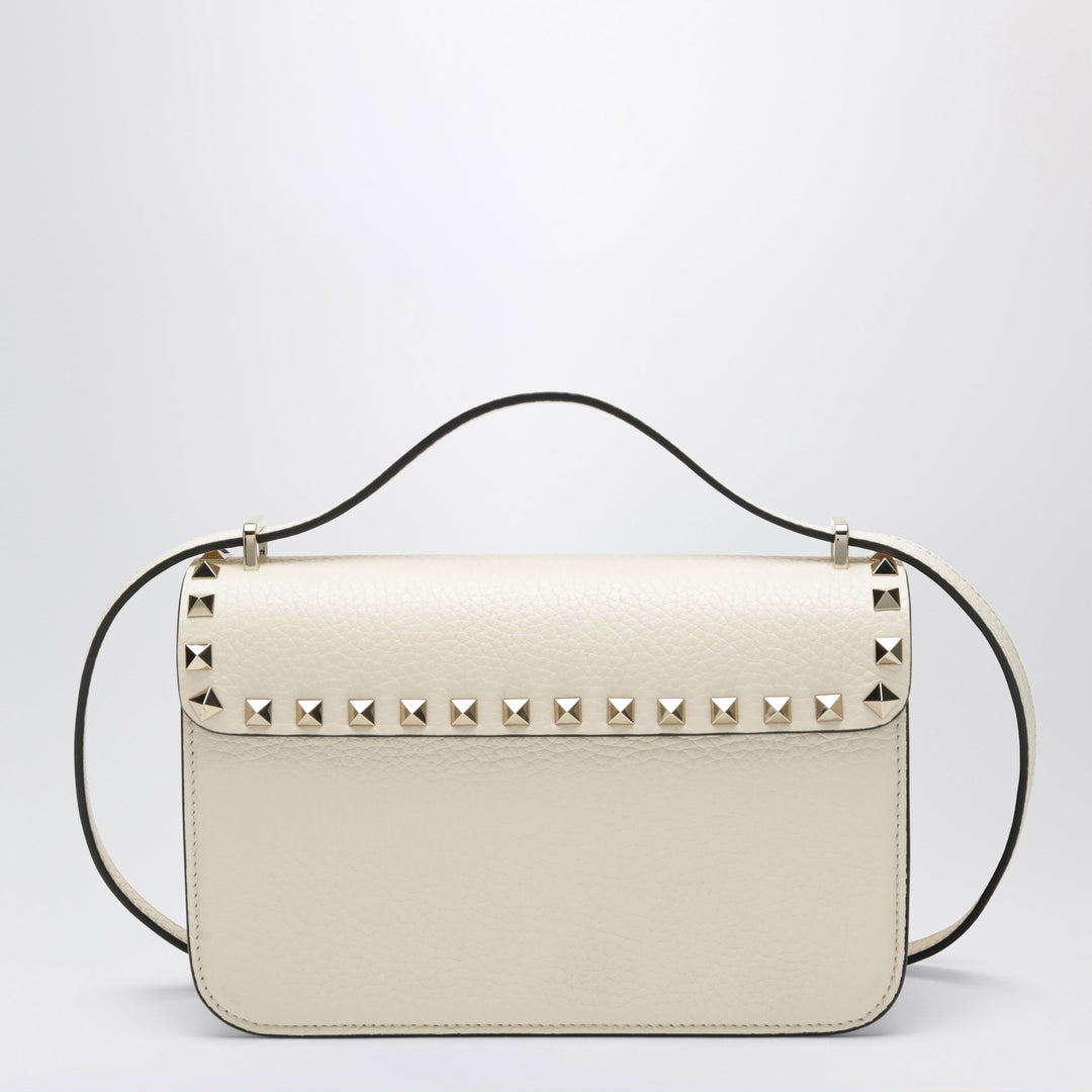 Valentino Garavani Ivory Rockstud Shoulder Bag