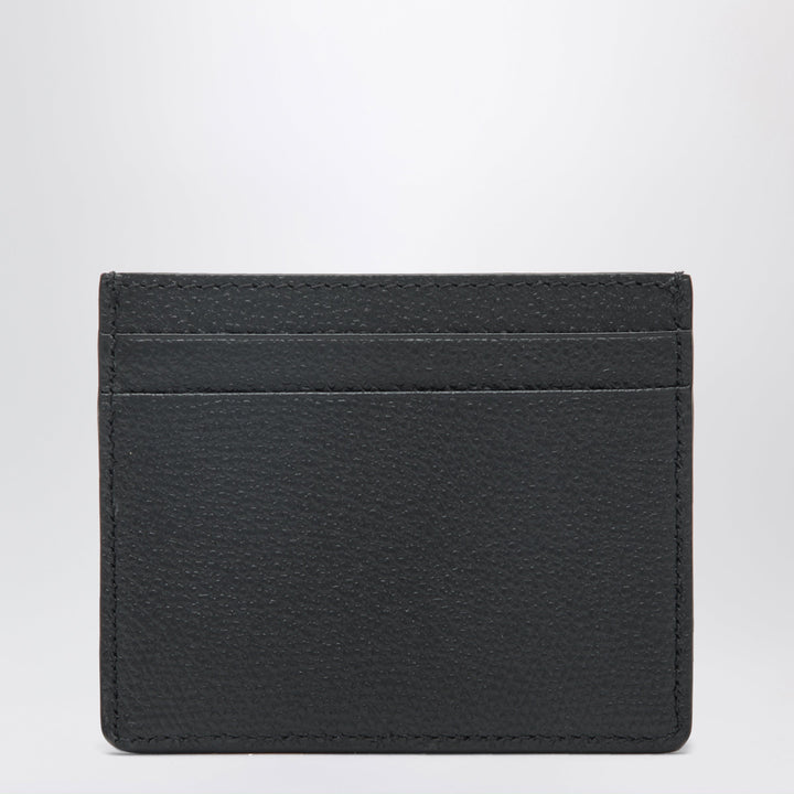 Valentino Garavani In Pelle Nera Con Logo