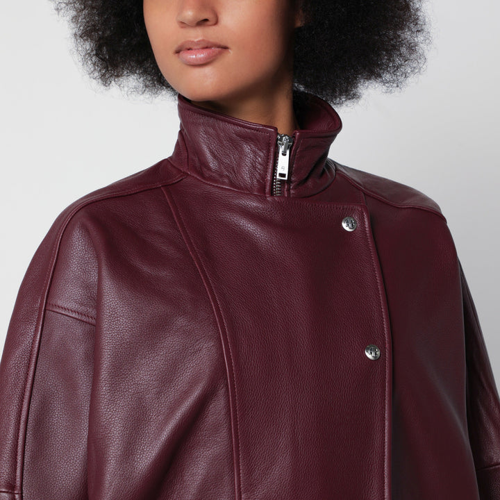 Anine Bing Coats & Jackets - Burgundy | e28bce7342494007ef89ca131627ac878a6e52f1