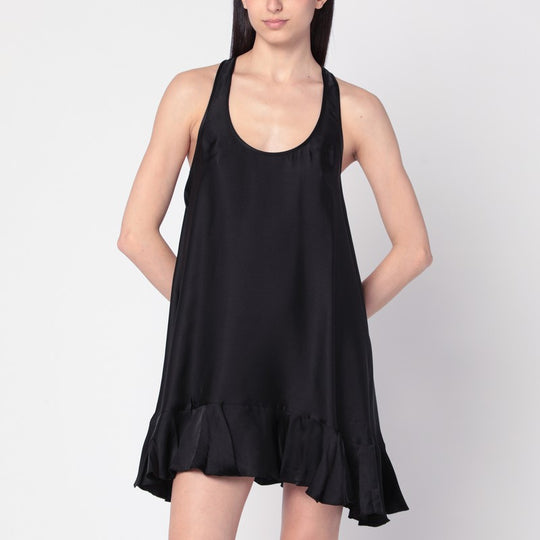 Black Lilith Dress In Silk Blend