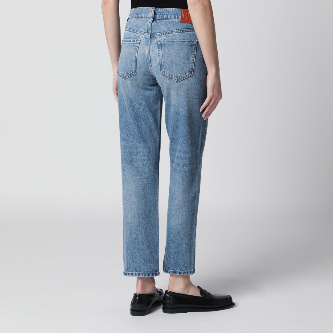 Anine Bing Pantaloni - Celeste | b41d1f492b3b915b5d7f00bb9a222a9ea396e956