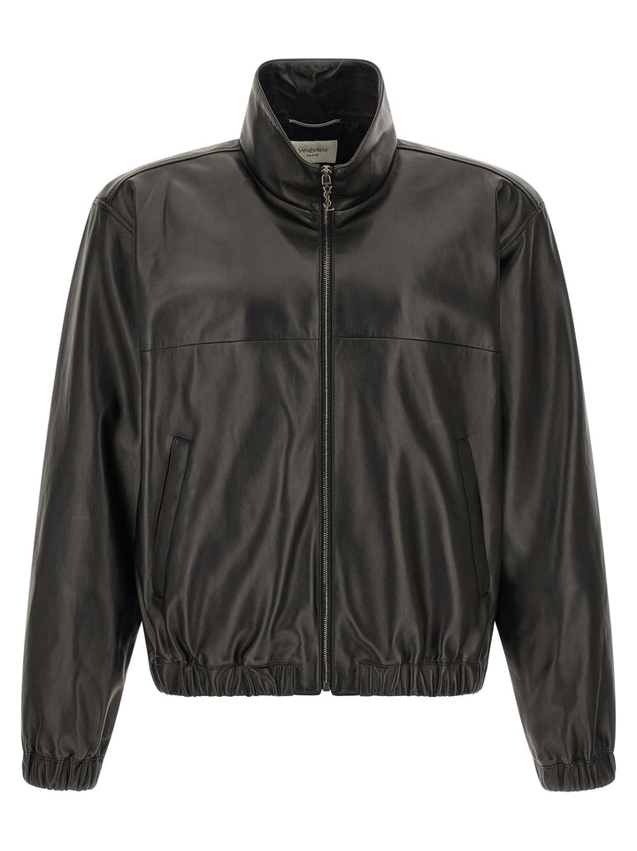 Saint Laurent Cassandre Puffer Jackets - Nero | 31a66029f99fc08da1967ef1b0b140708f34000e