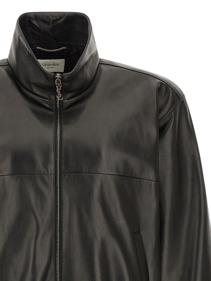 Saint Laurent Cassandre Puffer Jackets - Nero | 4e1335cd2548c73a700792edd1702dc37243537a