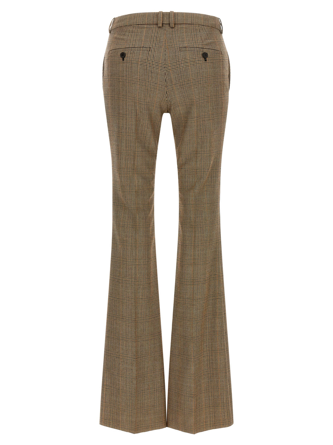 Saint Laurent Prince Of Wales Houndstooth Trousers Pantaloni - Marrone | d97587ebf38d4da69f1bc73a03ca0711d67bd4c6