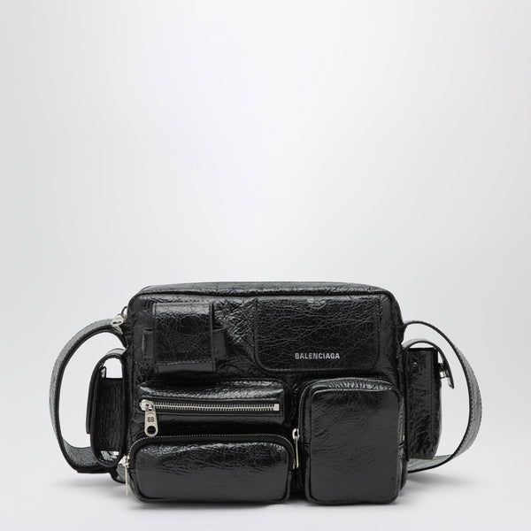Superbusy Camera Bag In Black Arena Lambskin