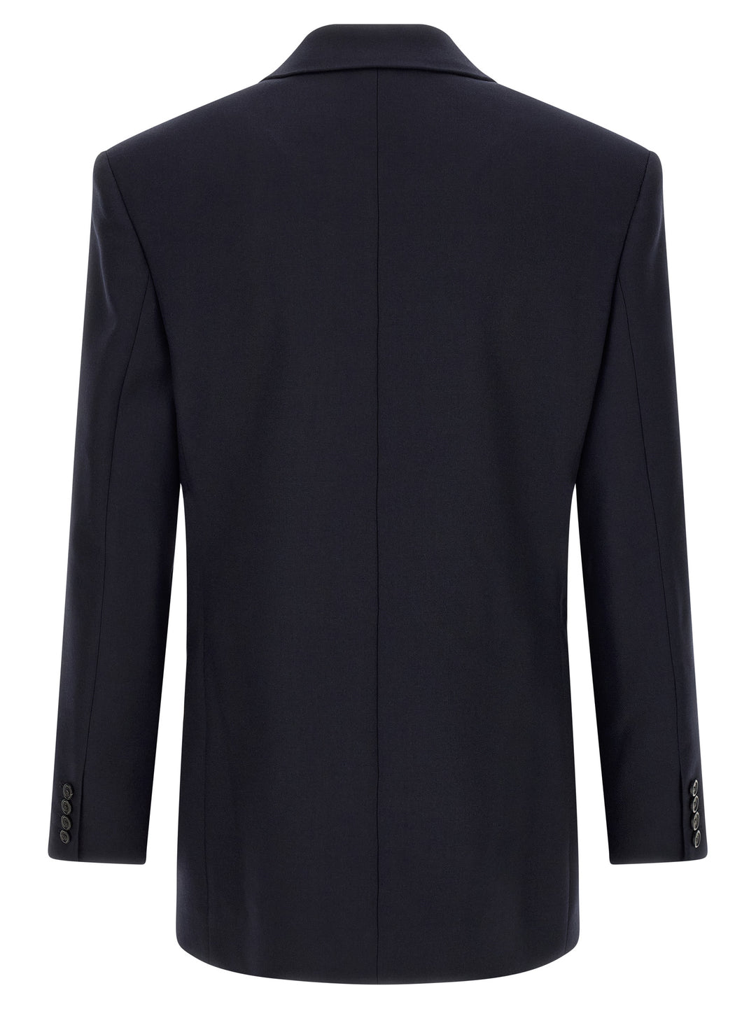 Saint Laurent Felted Wool Gabardine  Jacket Blazer - Blu | 857e4a343b02dba5e84bc826ee15802ff68b63a8