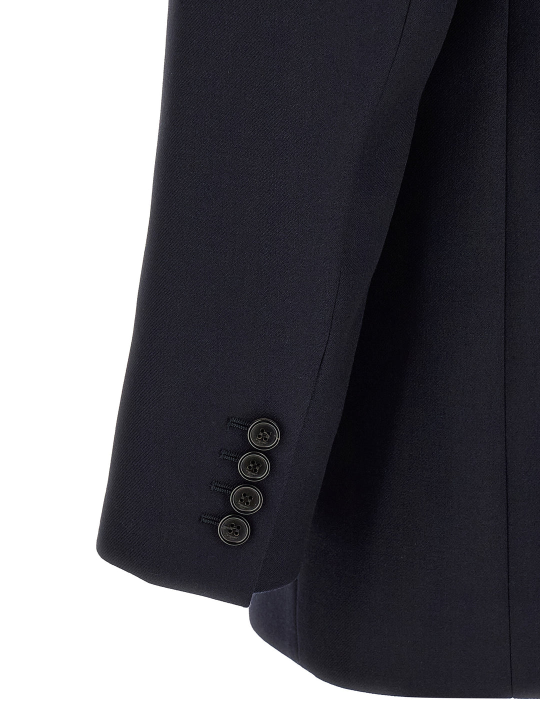 Saint Laurent Felted Wool Gabardine  Jacket Blazer - Blu | 32abd1628285b40ee148cf5f7d97a5c1428867cf