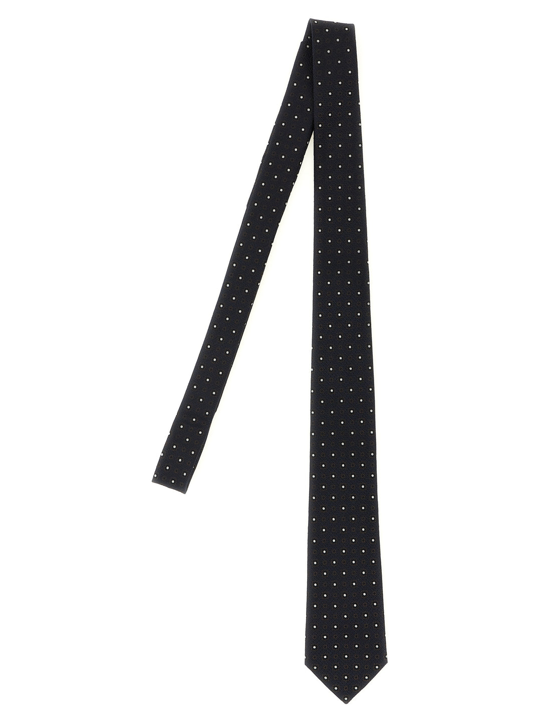 Saint Laurent Jacquard Tie Cravatte - Blu | 90785cb2a20b6a0414604fe23cd9fac501176a46