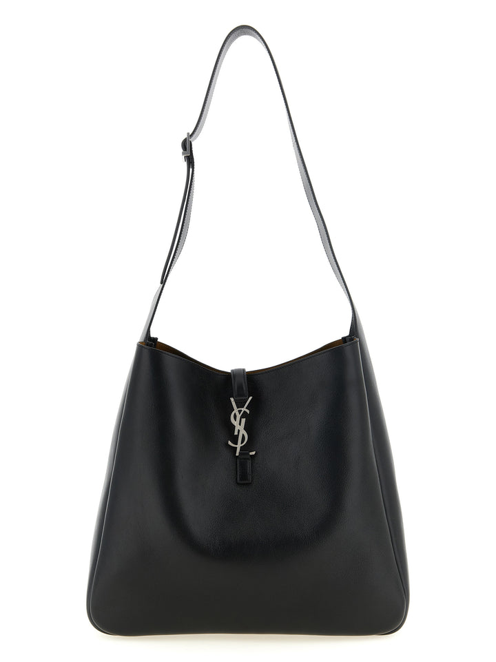 Saint Laurent Le 5 À 7 Gobo Borse a Spalla e Tracolla - Nero | 729b4078f6e3106af8b41e69e86de89456c3e912