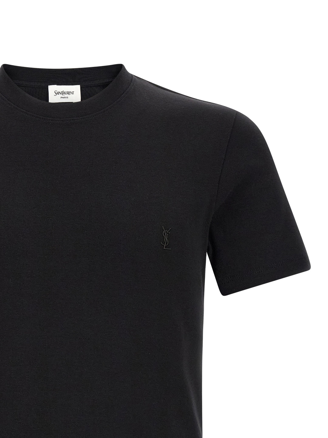 Saint Laurent Cassandre T shirt - Nero | 765efa108ec6ec66b927f81a9d31fe4c35cf738a