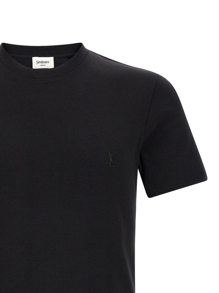Saint Laurent Cassandre T shirt - Nero | 765efa108ec6ec66b927f81a9d31fe4c35cf738a