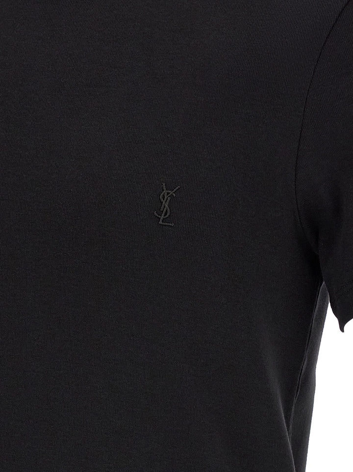 Saint Laurent Cassandre T shirt - Nero | 6e63b5e9e87d3af6b5f2e4bfdb36c0f5cd0762b5