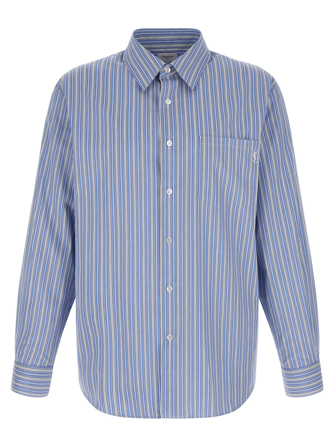 Saint Laurent Cassandre Camicie - Celeste | 79e33b223ce8cbbcb9632beb675120fd5c3c0cf5