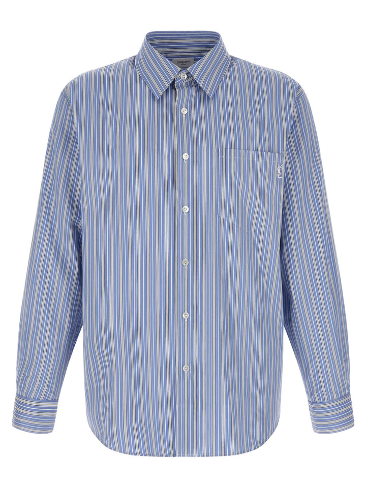 Saint Laurent Cassandre Camicie - Celeste | 79e33b223ce8cbbcb9632beb675120fd5c3c0cf5