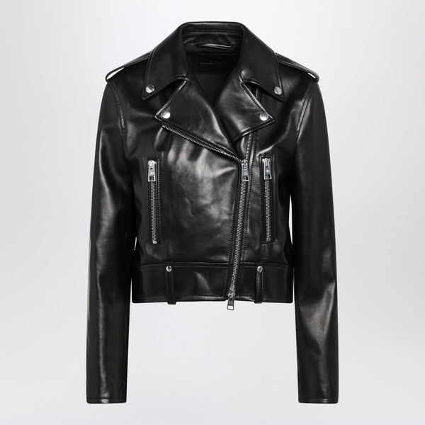 Black Leather Biker Jacket