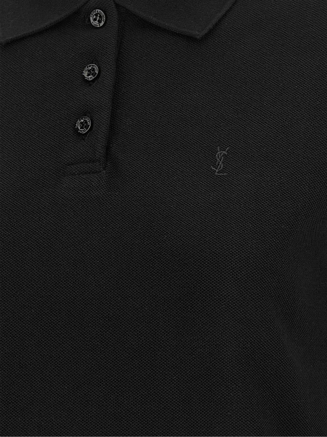 Saint Laurent Cassandre Polo - Nero | e2550302ced1af5165c45de08c0f15f100c38869