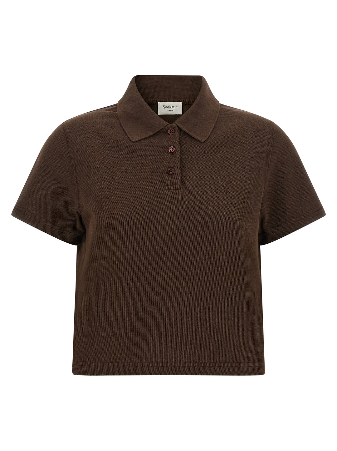 Saint Laurent Cassandre Polo - Marrone | 993ec2ceedc14a1475a61d873ffcb9fe7c152f83