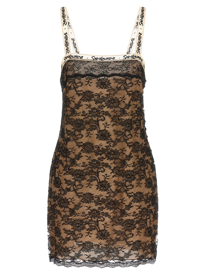 Saint Laurent Slip Dress Abiti - Nero | a09c519a1f57311c6740d7469ed0d55561b562e1