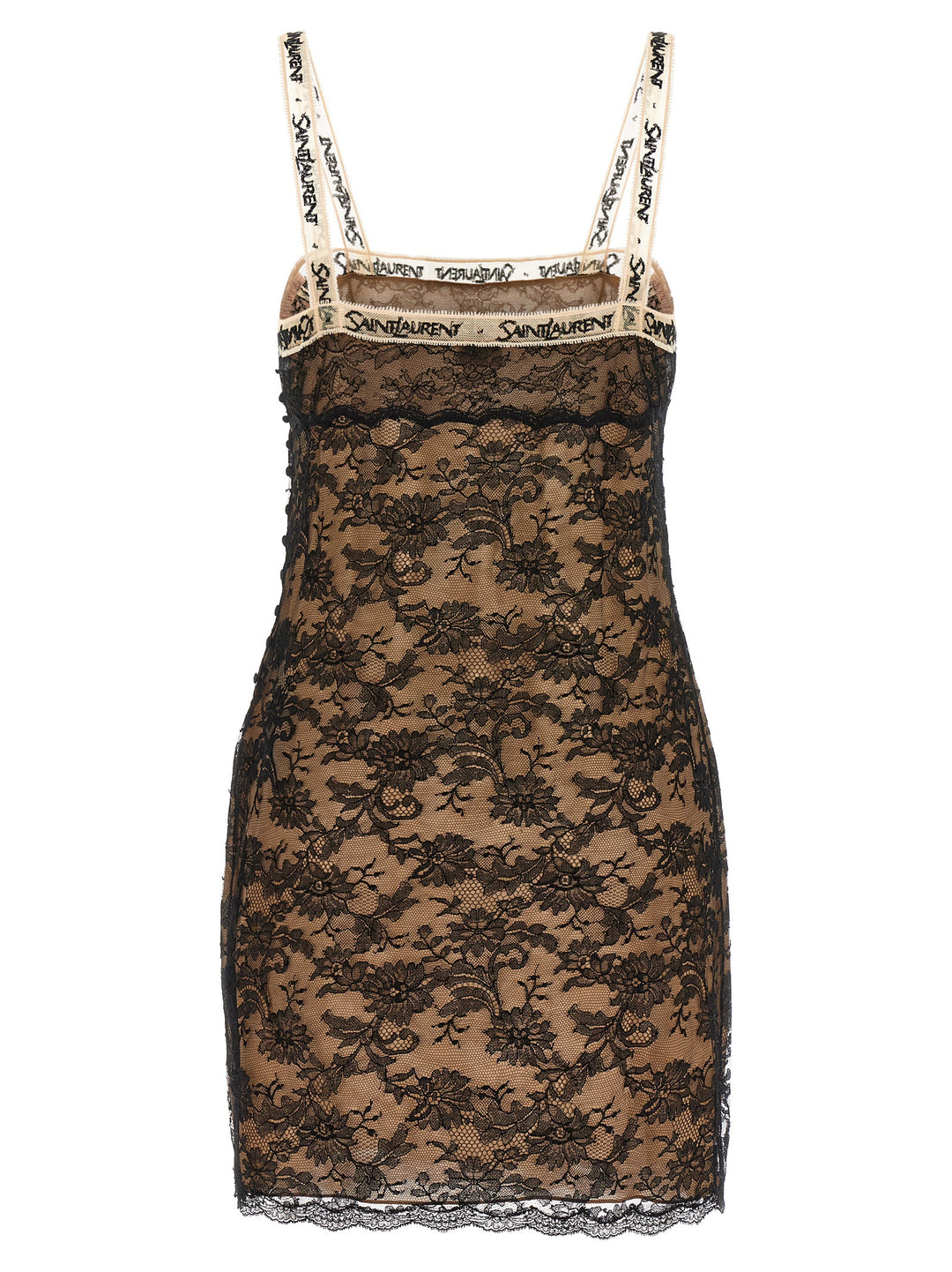 Saint Laurent Slip Dress Abiti - Nero | 09e5c04183ebb6f62e21a14376d5fdf5442250aa