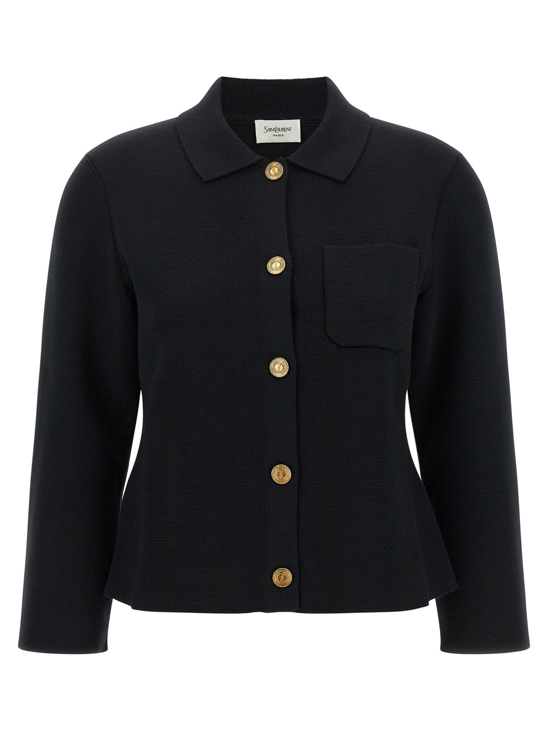 Saint Laurent Cassandre Maglioni - Nero | e7b914b58ee322f7cc8aea74e898b2b5dd2fec25