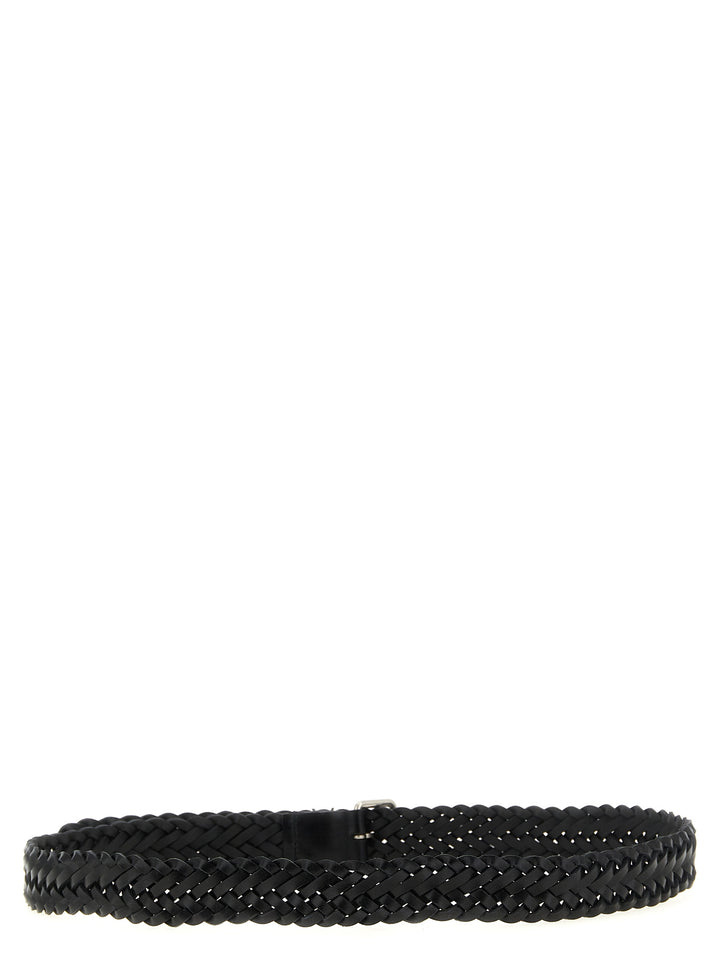 Saint Laurent Cassandre Cinture - Nero | 7d8d1e5c97a07515869ecc35a9d3f2faf5e7b547