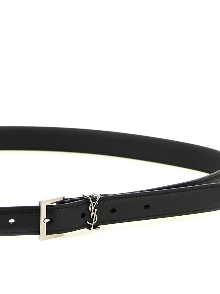 Saint Laurent Cassandre Cinture - Nero | 747fca34ca1899da1554c753a1e982f9f18ede1d