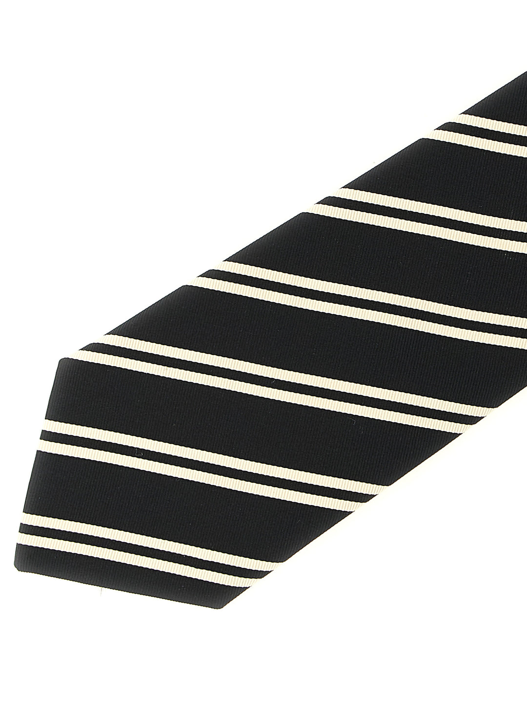 Saint Laurent Striped Tie Cravatte - Nero | ae19e7080191bf498e17da31e01b16db8a7a3887