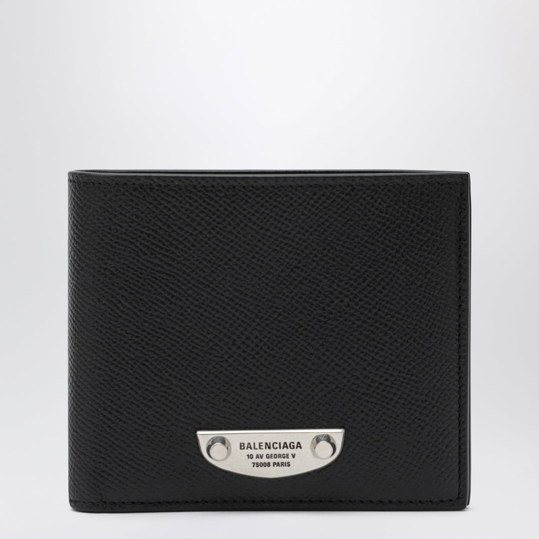 Balenciaga Le City Uptown Portefeuille en Cuir Noir