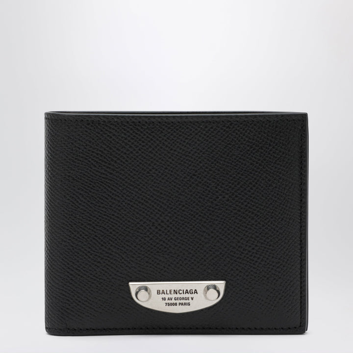 Balenciaga Le City Uptown Portefeuille en Cuir Noir