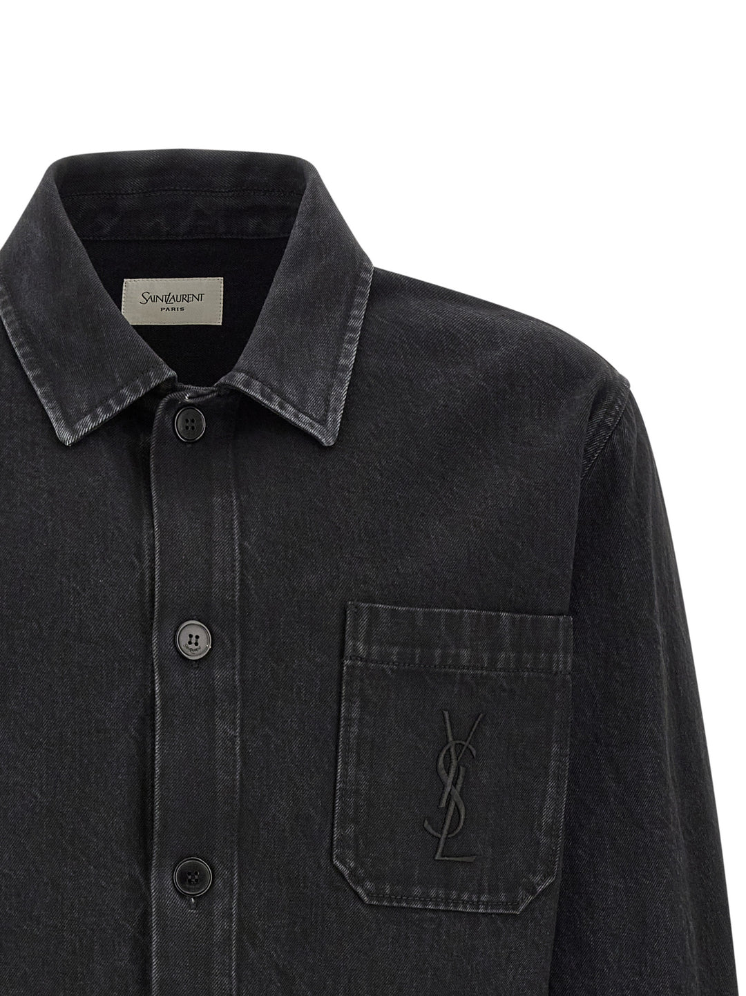 Saint Laurent Cassandre Camicie - Nero | 8233b4a11aaac4f01420e361f37eaf11bacacbf3