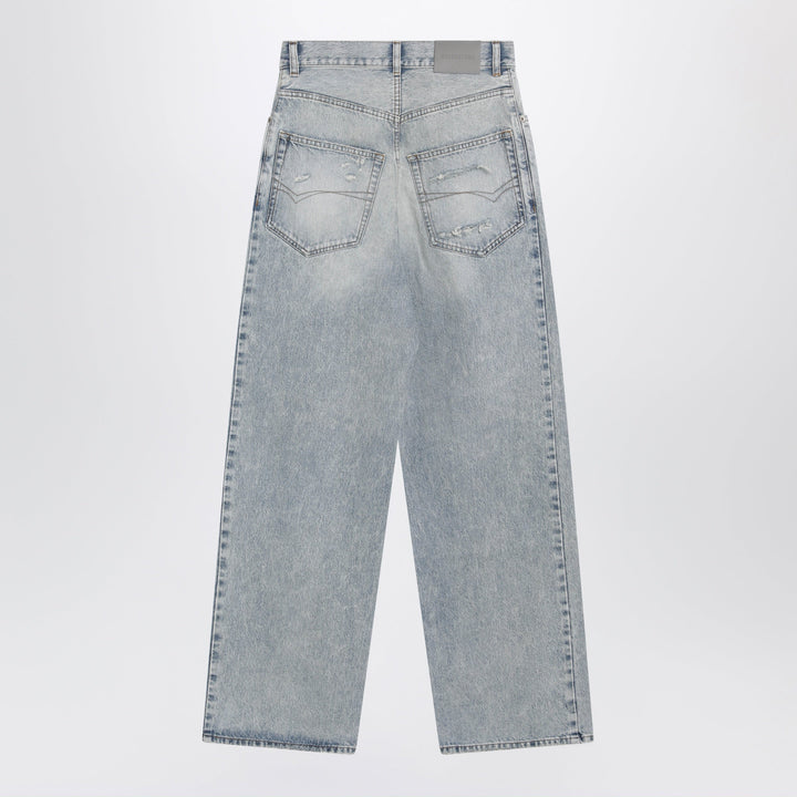 Balenciaga Pantaloni - Celeste | 63ef3886656b2e6d52f26e18a2da1f67615e2566