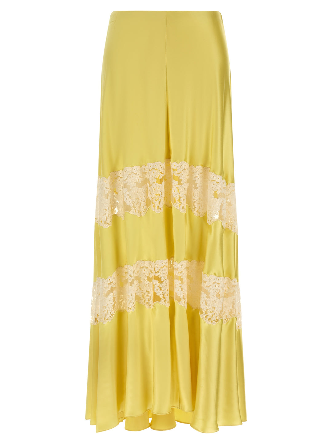 Alberta Ferretti Lace Insert Skirt Gonne - Giallo | edee5fda205b139e4ed8dcb17b2426572096d0ea