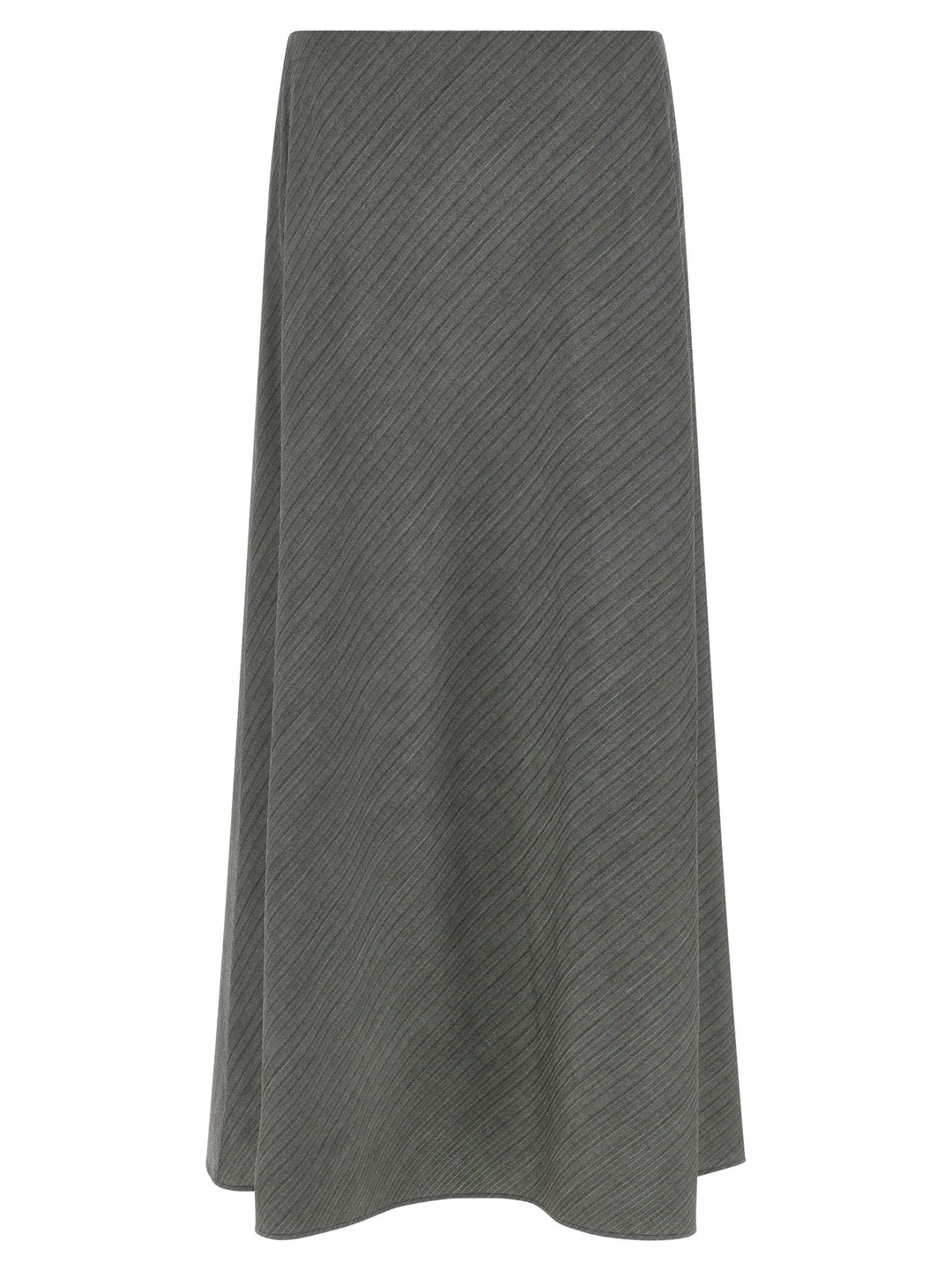 Alberta Ferretti Bell Chevron Skirt Gonne - Grigio | 302f515a1ffd78af10c9248713c8e39bbb9fd7c3